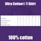 Gildan Men's Ultra Cotton Short Sleeve T-Shirt, Adult Purple Color Craft Bundle Blank Tee Set, S–5XL